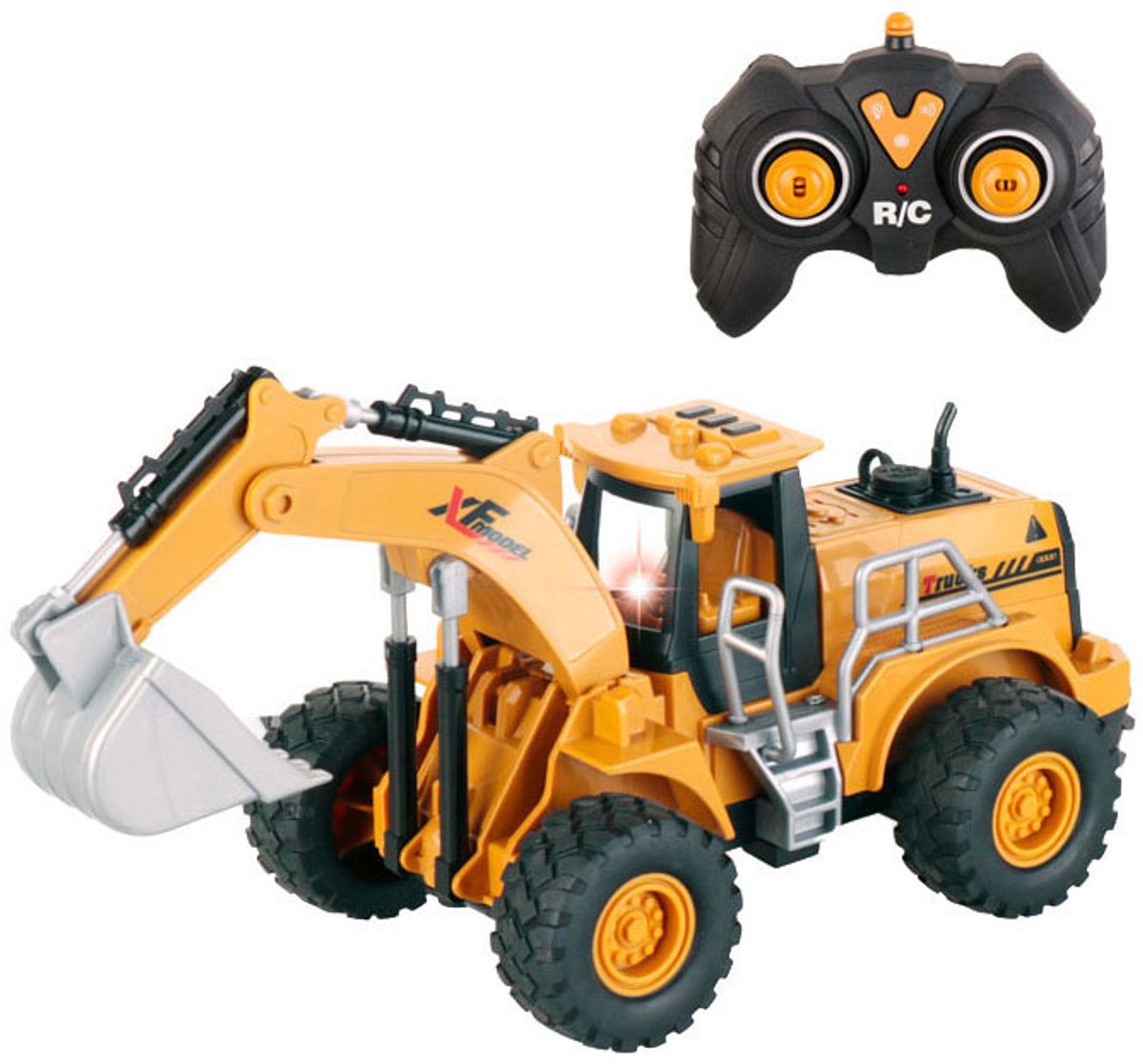 Rc bestuurbare constructie graafmachine