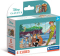 Clementoni - blokpuzzel disney classic 6 stuks