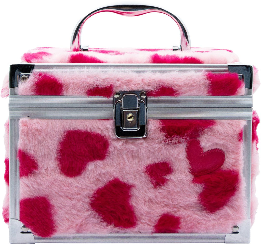 Create It! - make-up case fluffy hartjes