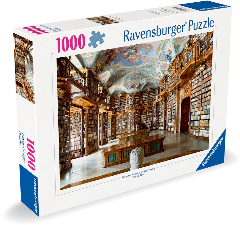 Ravensburger - St. florian monastary oostenrijk public library puzzel (1000 stukjes)