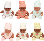 Lobbes Speelgoed- Lobbes SpeelgoedBabypopje met wafelpakje en muts