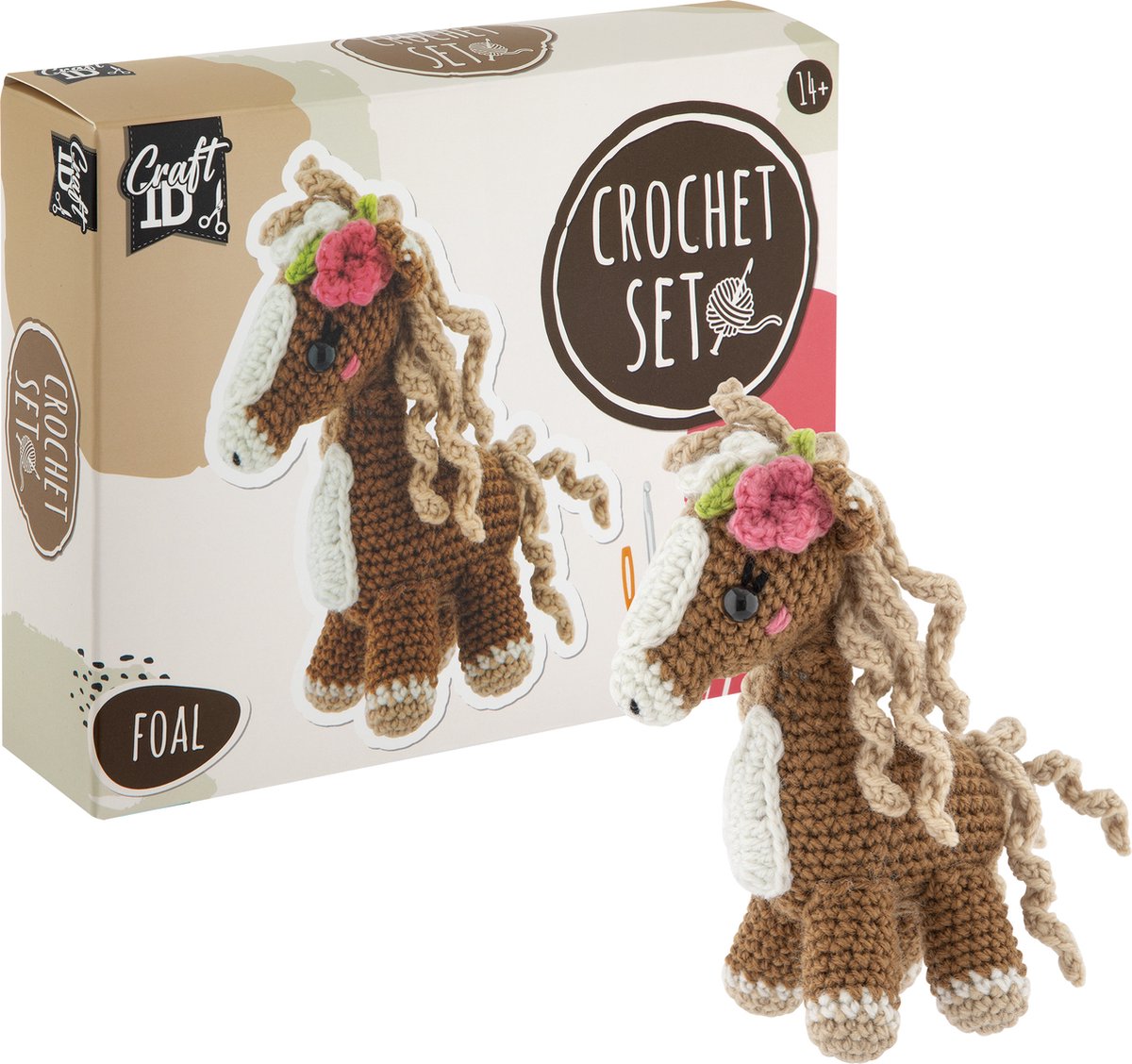 Craft ID - Craft ID Haakpakket veulen - incl. naald en draad