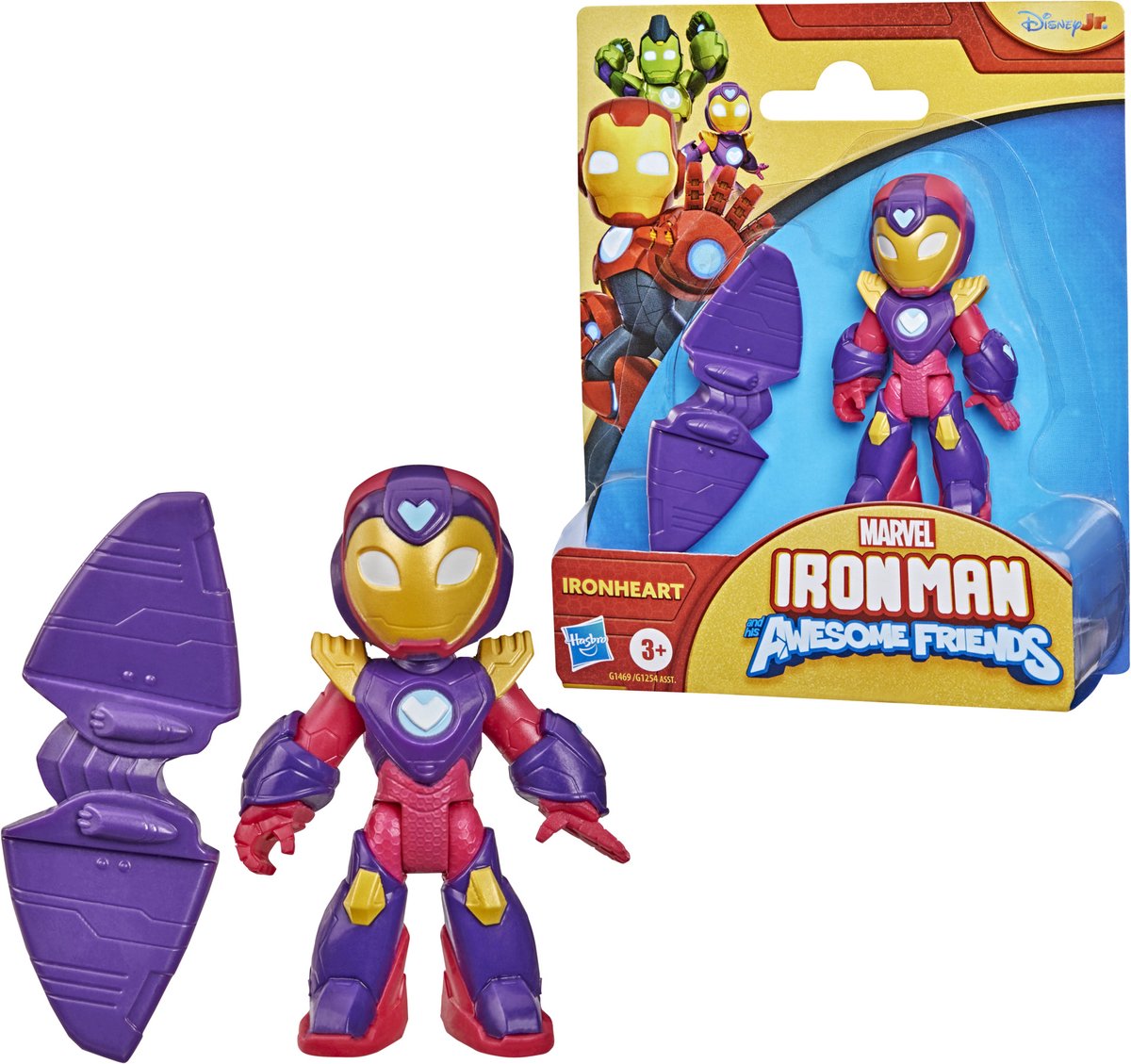 Marvel - Marvel iron man and his awesome friends ironheart speelfiguur