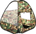 Lobbes camouflage speeltent pop-up voor kinderen - speelplezier tent.