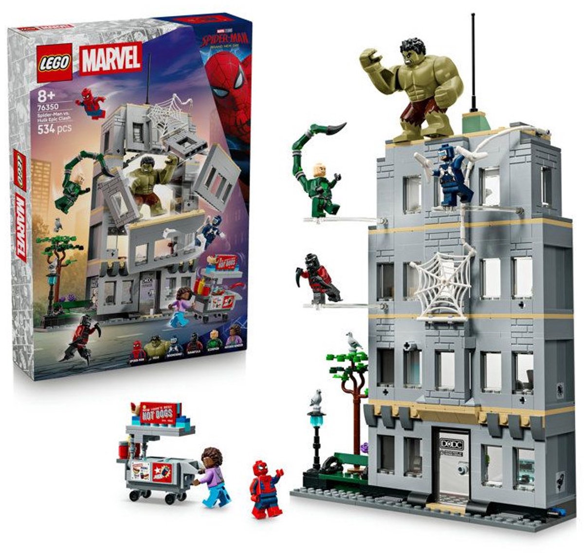 LEGO - ǀ marvel spider-man vs. hulk ultieme confrontatie superheld speelgoed voor kinderen 76350