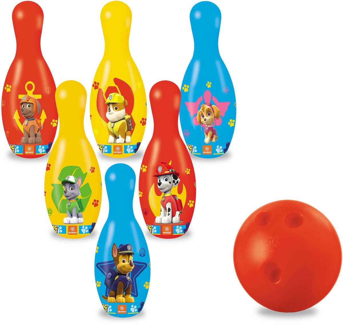 Mondo kegelspel bowling paw patrol
