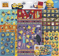 Totum minions stickers super stickerset xl 7 vellen incl. luxe stickers - despicable me 4 - 38 x 36 cm - knutselen speelgoed
