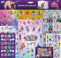 Totum - Totum Unicorn academy super sticker set xl - 8 vellen incl. luxe metallic en laser stickers 38 x 36 cm | speelgoed meisjes vanaf 3 jaar