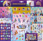 Totum - Totum Unicorn academy super sticker set xl - 8 vellen incl. luxe metallic en laser stickers 38 x 36 cm | speelgoed meisjes vanaf 3 jaar