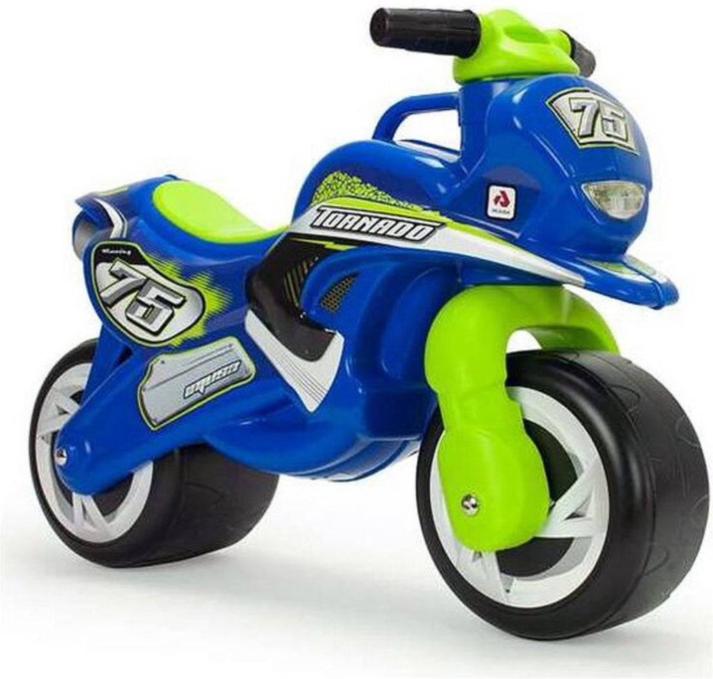 Injusa - tundra tornado loopmotor blauw/groen