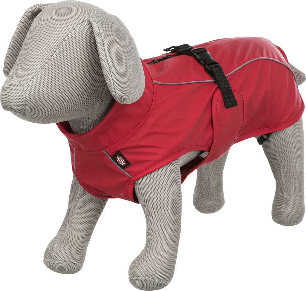 Trixie - regenjas hond vimy rood