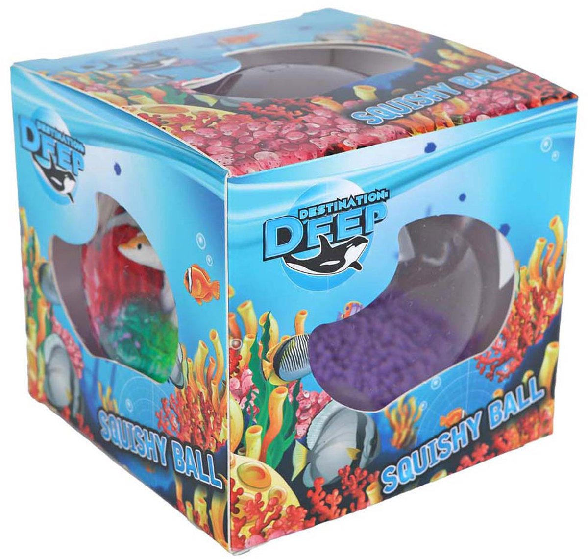 Van manen veenendaal bv destination deep oceaan bal met zeedieren, 9cm
