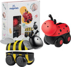 Magimals - Magimals wheely insects box-interactieve & magnetische dieren op wielen (6 stuks). leuk en creatief speelgoed perfect voor in bad of onderweg!