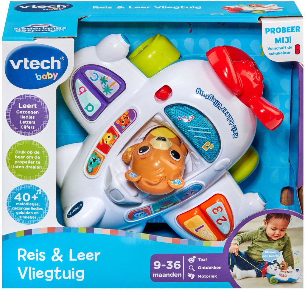 Vtech reis and leer vliegtuig