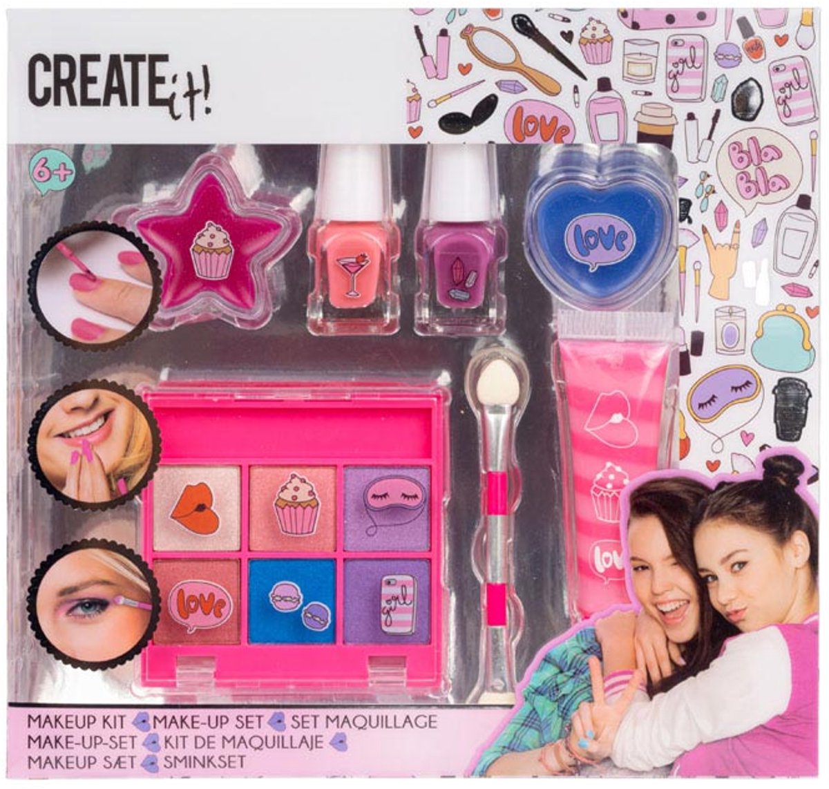 Create It! - beauty make-upset roze/lila