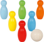 Goki kegelspel, 7-delig, hout, 3+