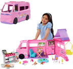 Barbie droomcamper - speelset met daktent, barbecue en meer dan 60 accessoires