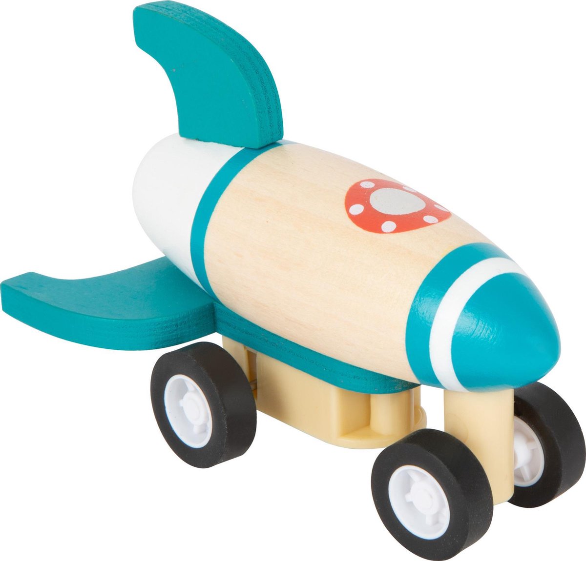Small Foot - houten pull-back vliegtuigen set van 3