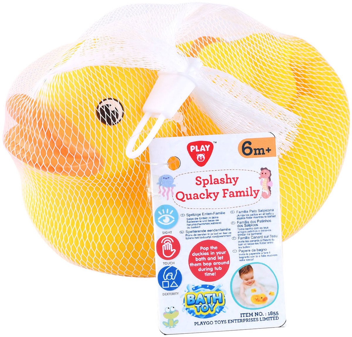 Playgo - go spetterende eendenfamilie - 4dlg.