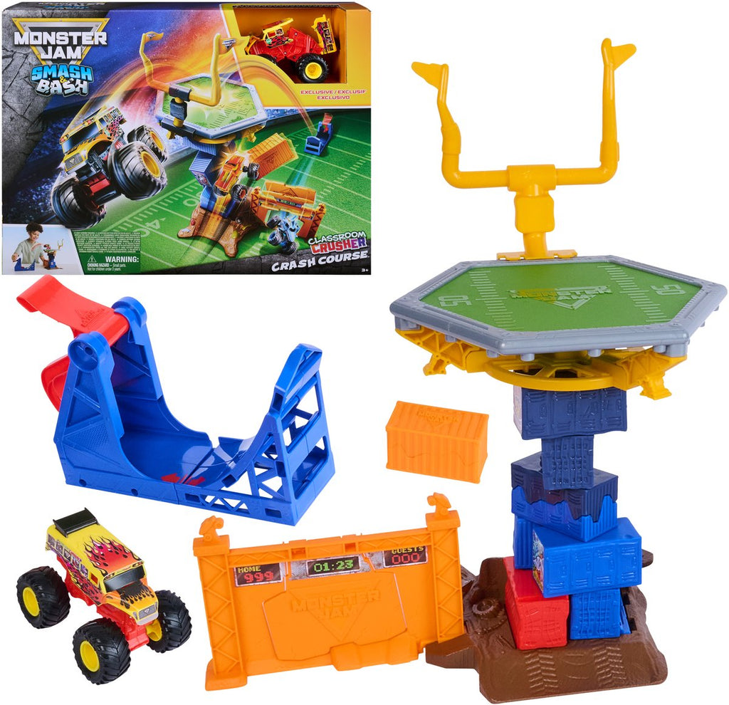 Monster Jam - Monster Jam Spin master speelgoed crash course set met monstertruck 1:64.