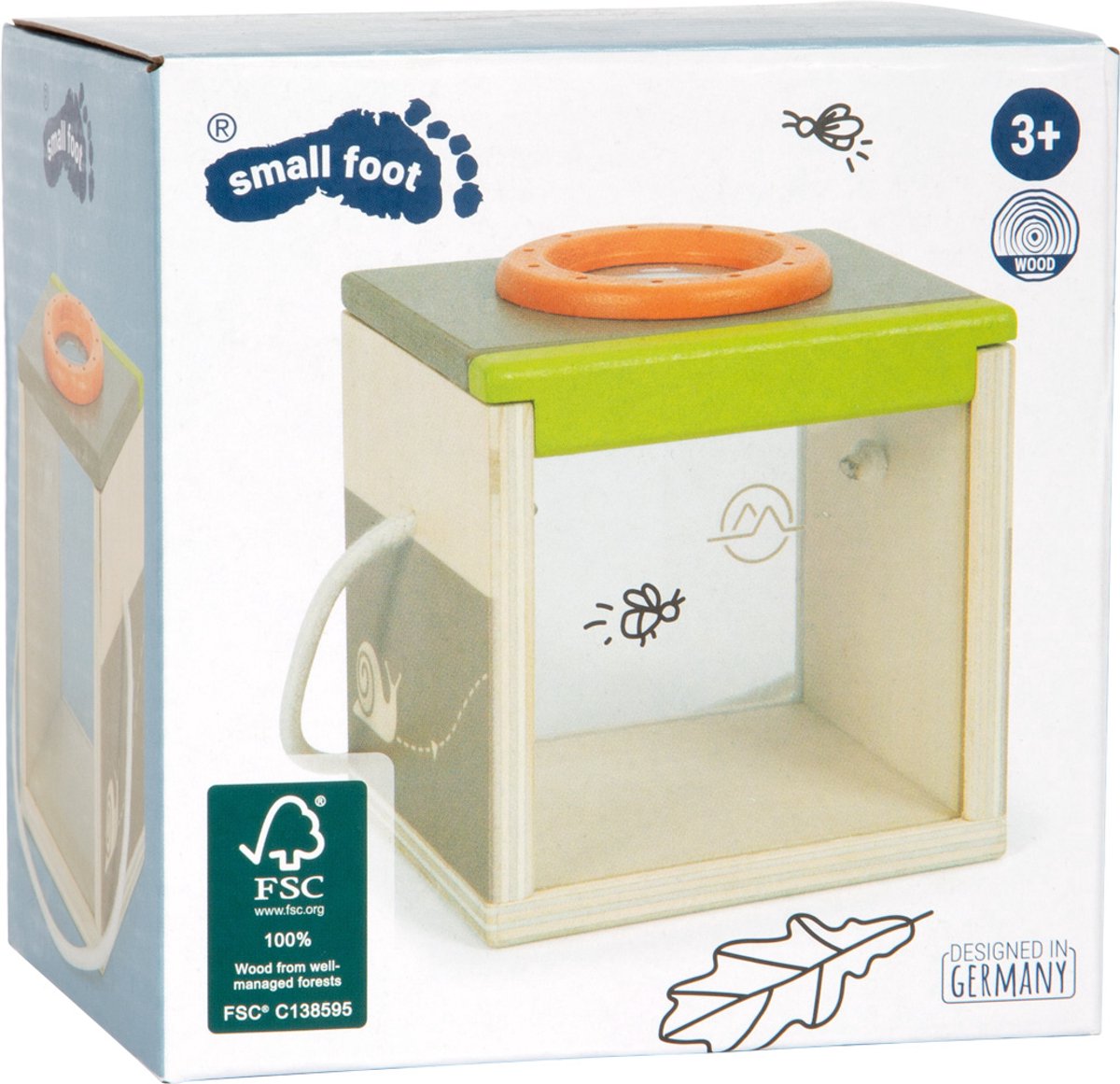 Small foot - houten insectendoos discover