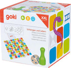 Goki xxl slangen en ladders in kubus bordspel