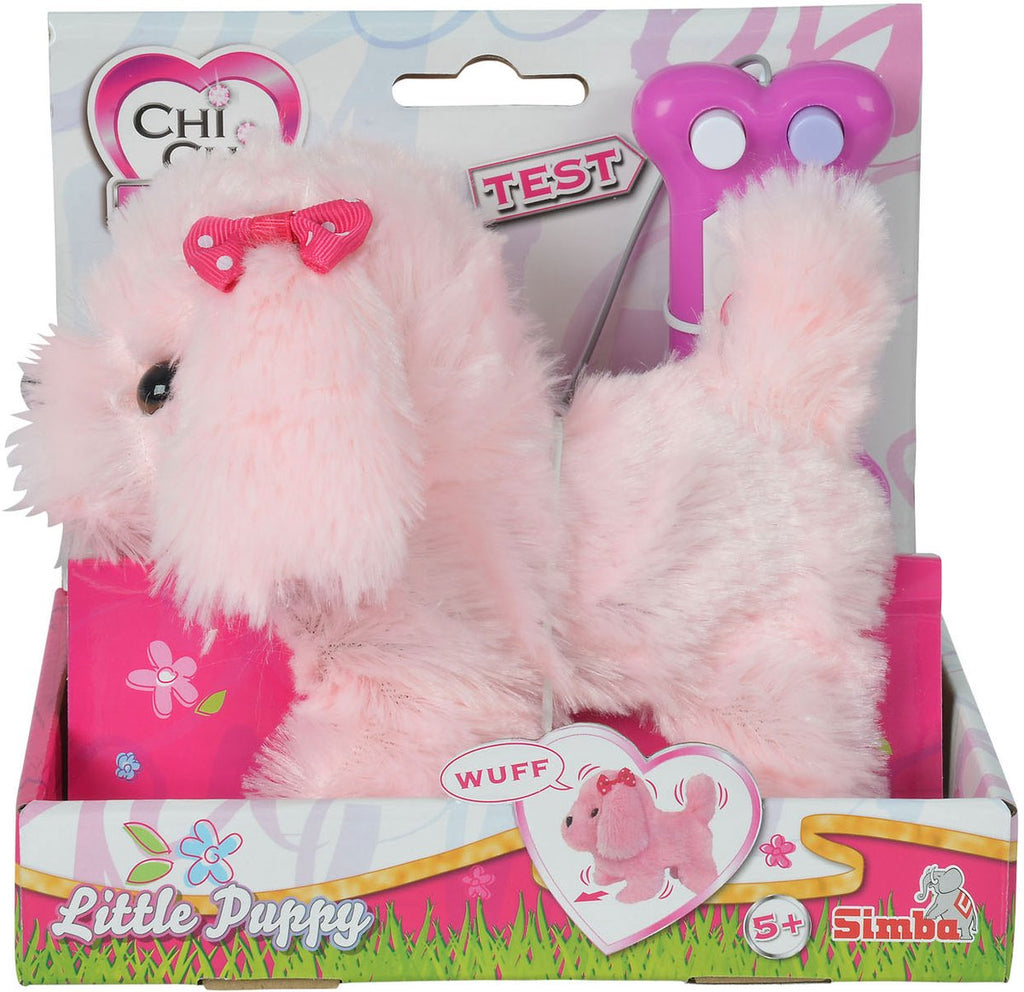 Simba - Simba Maskotka chi chi love s?odki szczeniak na kabel r?owy 17 cm
