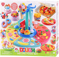 Playgo klei speelset luxe eetplezier - 5 potjes kleurrijke klei.