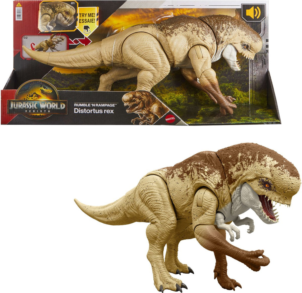 Mattel - Jurassic world rebirth distortus rex