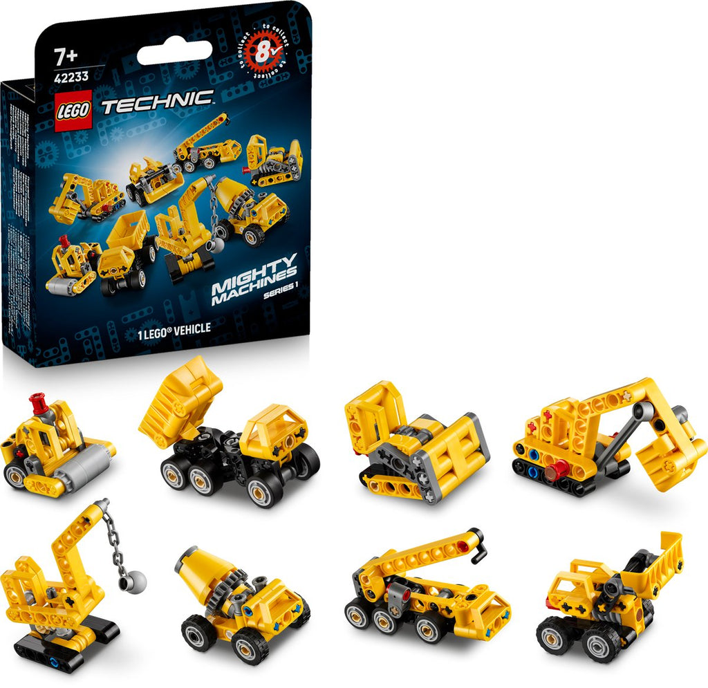 LEGO - ® technic machtige machines - verrassingsdoosje met bouwspeelgoed - voertuigen om te verzamelen - 42233