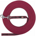 Trixie - hondenriem sleeplijn met rubber anti slip sangria rood