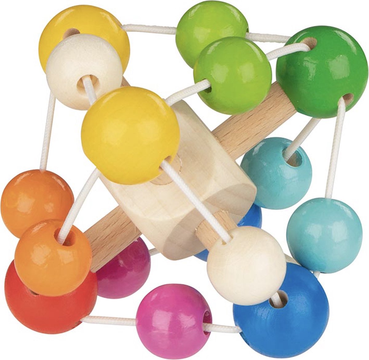 Goki - houten grijpring regenboog