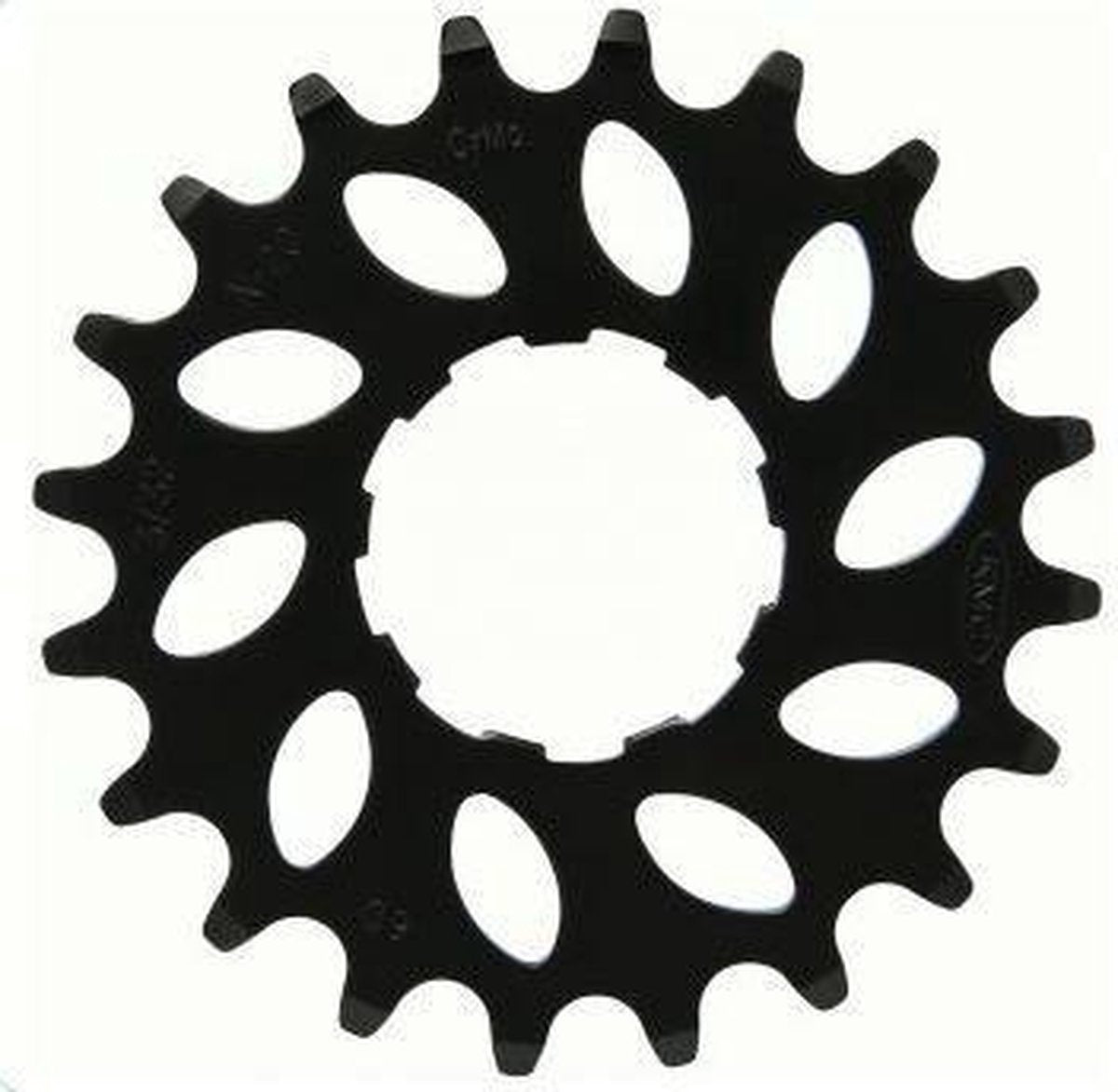 KMC Pignon 19T Rear Enviolo/Nuvinci 1/8, Chromoly Noir