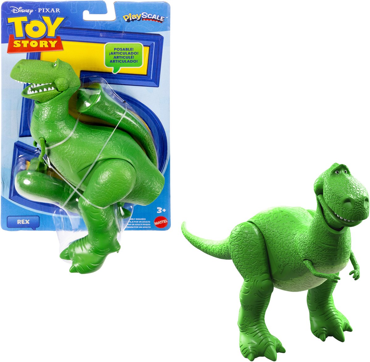 Mattel - Toy story 5 - figuur rex 17cm