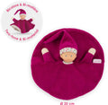 Corolle - knuffeldoek roze grenadine baby knuffelpopje 17cm zacht speelgoed.