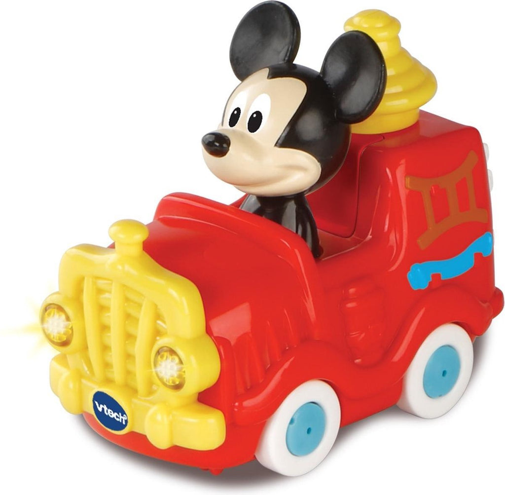 VTech - toet toet auto's disney edition mickey brandweerwagen - speelfiguur - brandweerwagen met licht en geluid
