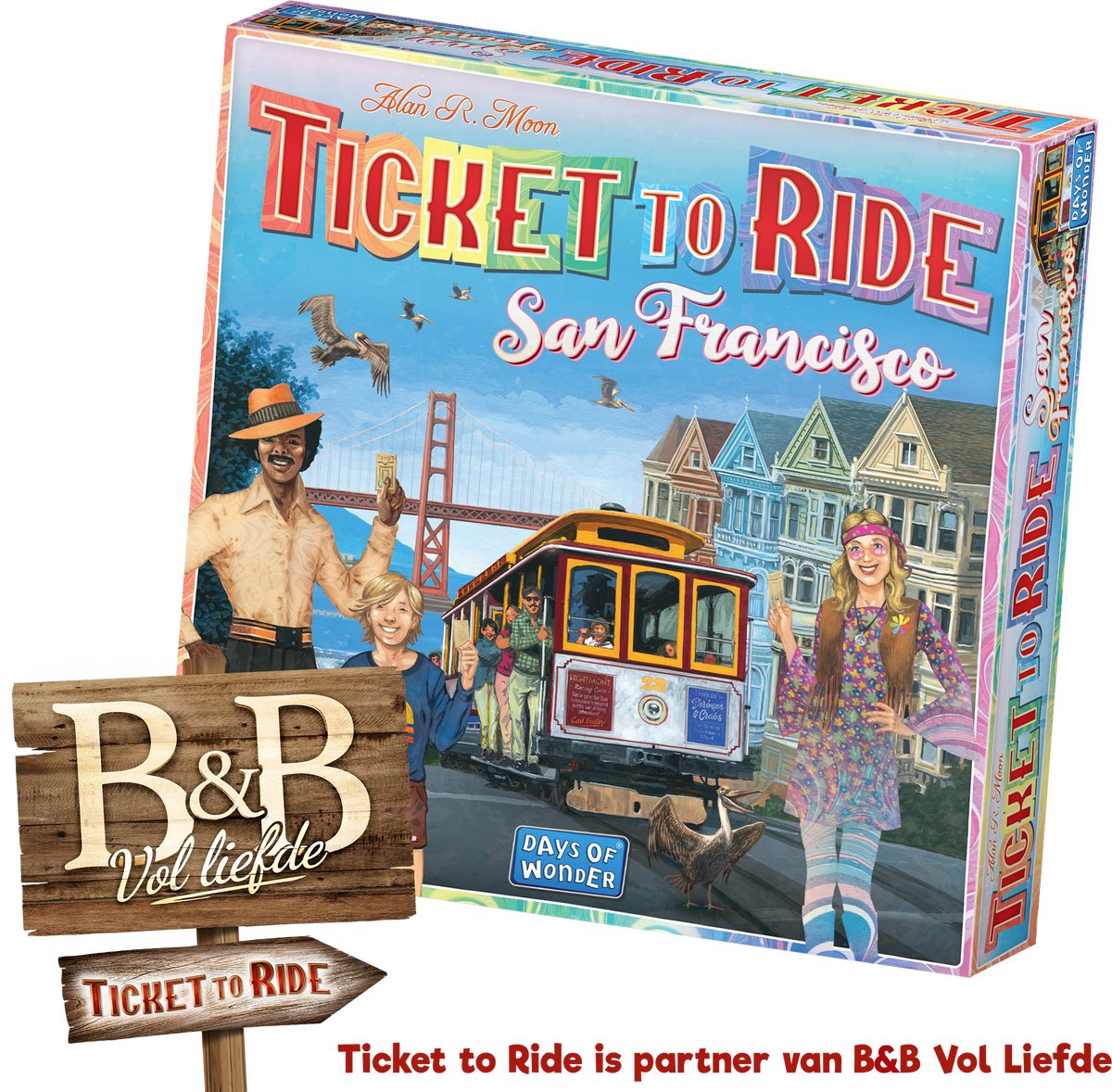 Days Of Wonder - Days Of Wonder Ticket to ride - san francisco bordspel