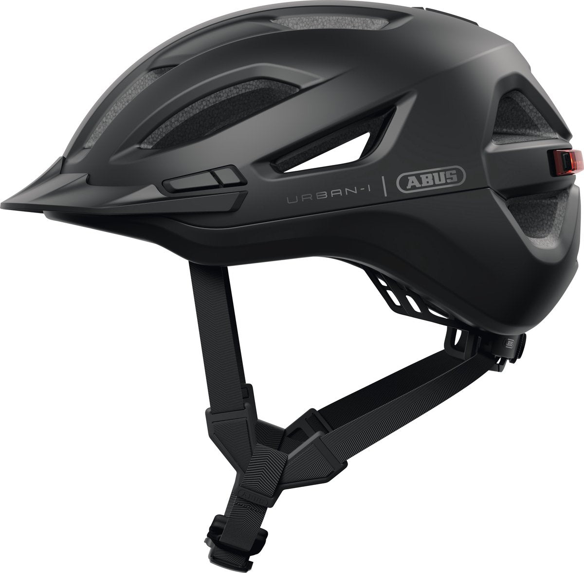 ABUS - ABUS Fietshelm urban-i 4.0 ace velvet black m - 54-58 cm - zwart - geschikt voor gebruik op elektrische fietsen - stadsfietsen - 280 g