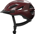 ABUS - ABUS Fietshelm urban-i 4.0 chestnut red l - 57-61 cm - rood - geschikt voor gebruik op elektrische fietsen - stadsfietsen - 290 g