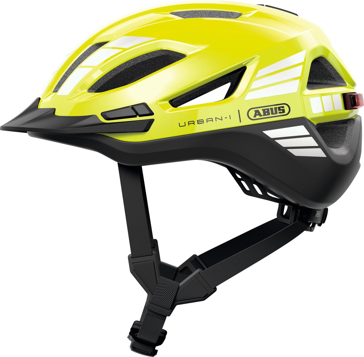 ABUS - ABUS Fietshelm urban-i 4.0 ace signal yellow m - 54-58 cm - geel - geschikt voor gebruik op elektrische fietsen - stadsfietsen - 280 g
