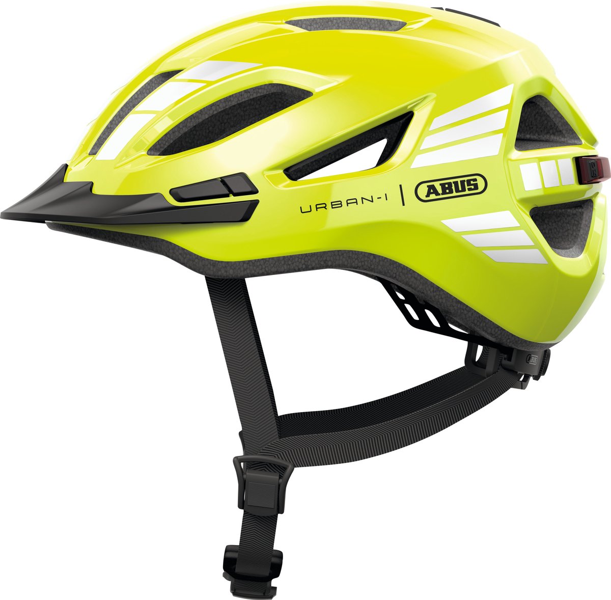 ABUS - ABUS Fietshelm urban-i 4.0 signal yellow s - 51-55 cm - geel - geschikt voor gebruik op elektrische fietsen - stadsfietsen - 250 g