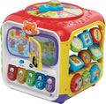 VTech - baby activiteiten kubus - educatief babyspeelgoed - dieren cijfers en kleuren - cadeau - van 9 tot 36 maanden - rood