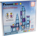 Picasso Tiles - Picasso Tiles Tactic - constructiespeelgoed - magnetic tiles - magnetische tegels - winter thema - stem speelgoed - creatief bouwspeelgoed - 72-delig - vanaf 3 jaar