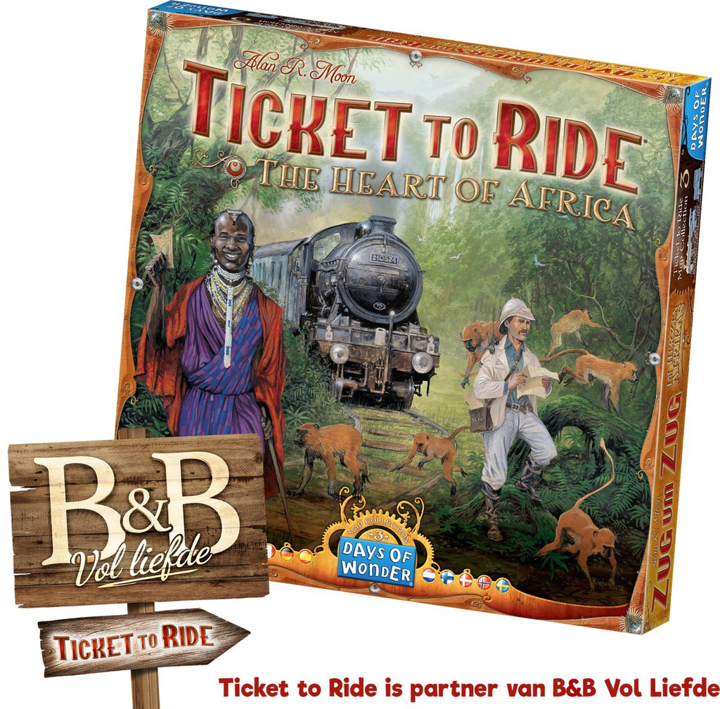 Days Of Wonder - Days Of Wonder Ticket to ride afrika bordspel