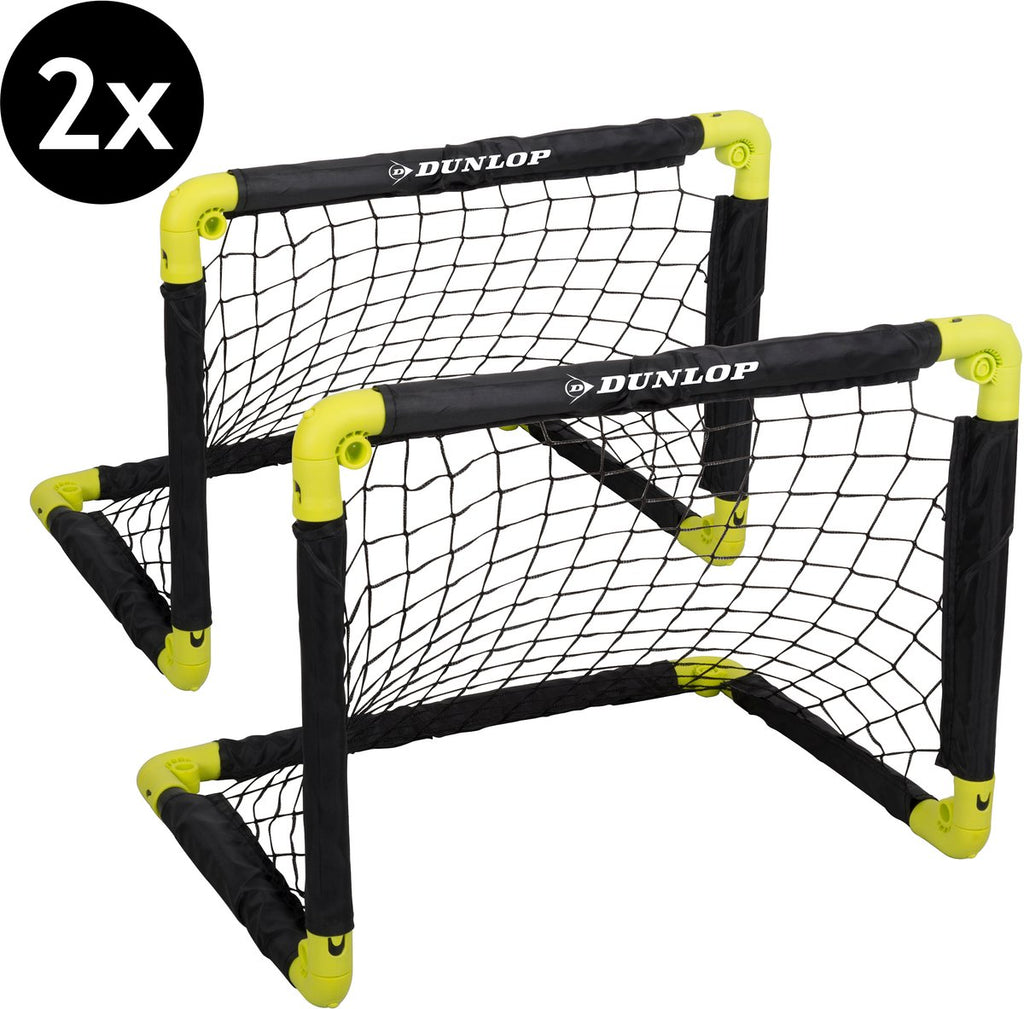 Dunlop voetbalgoal met grondpinnen, set van 2