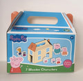 Peppa Pig - Peppa Pig houten speelfiguren set - 7dlg.