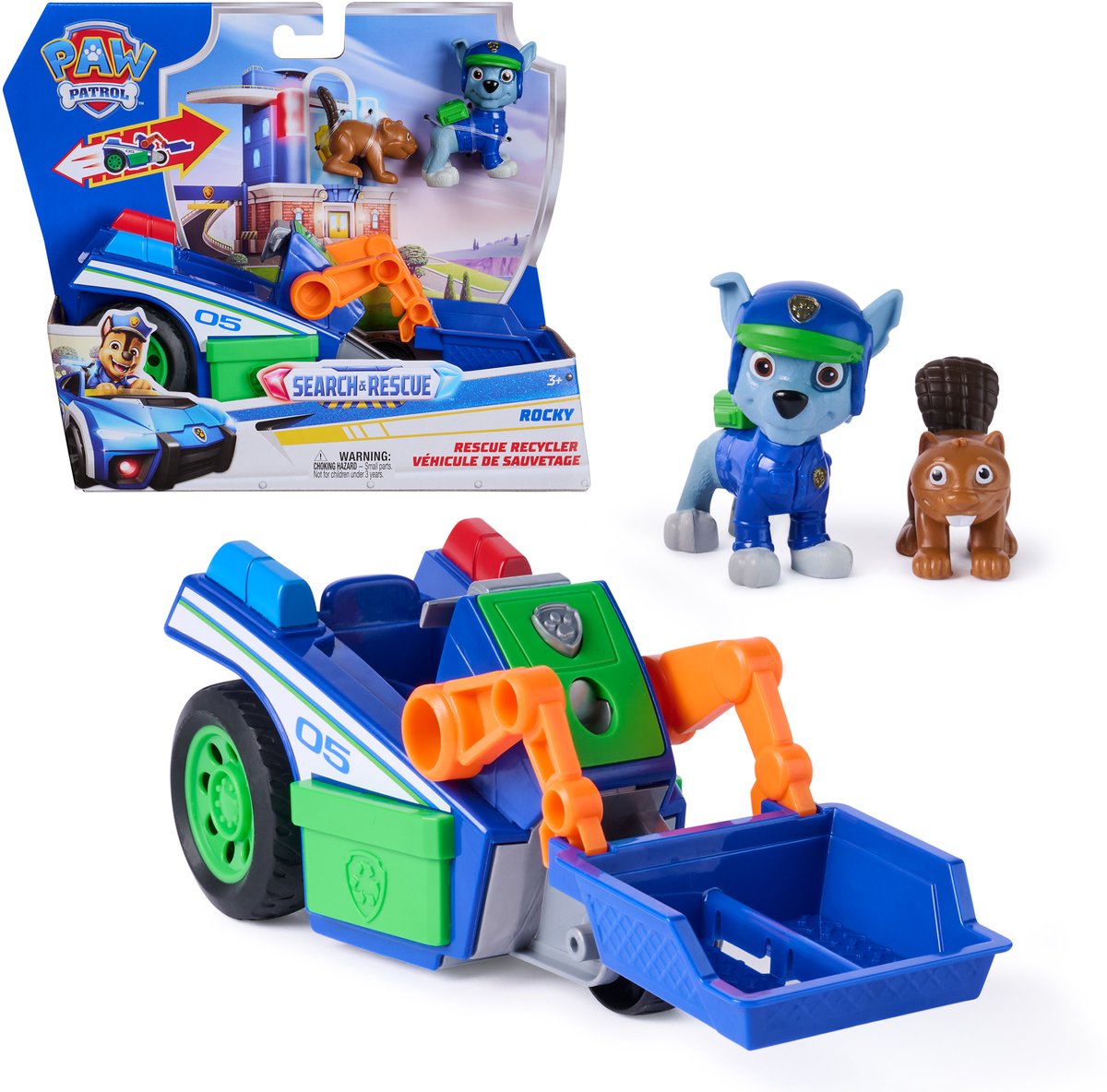 Paw patrol search rescue voertuig - rocky