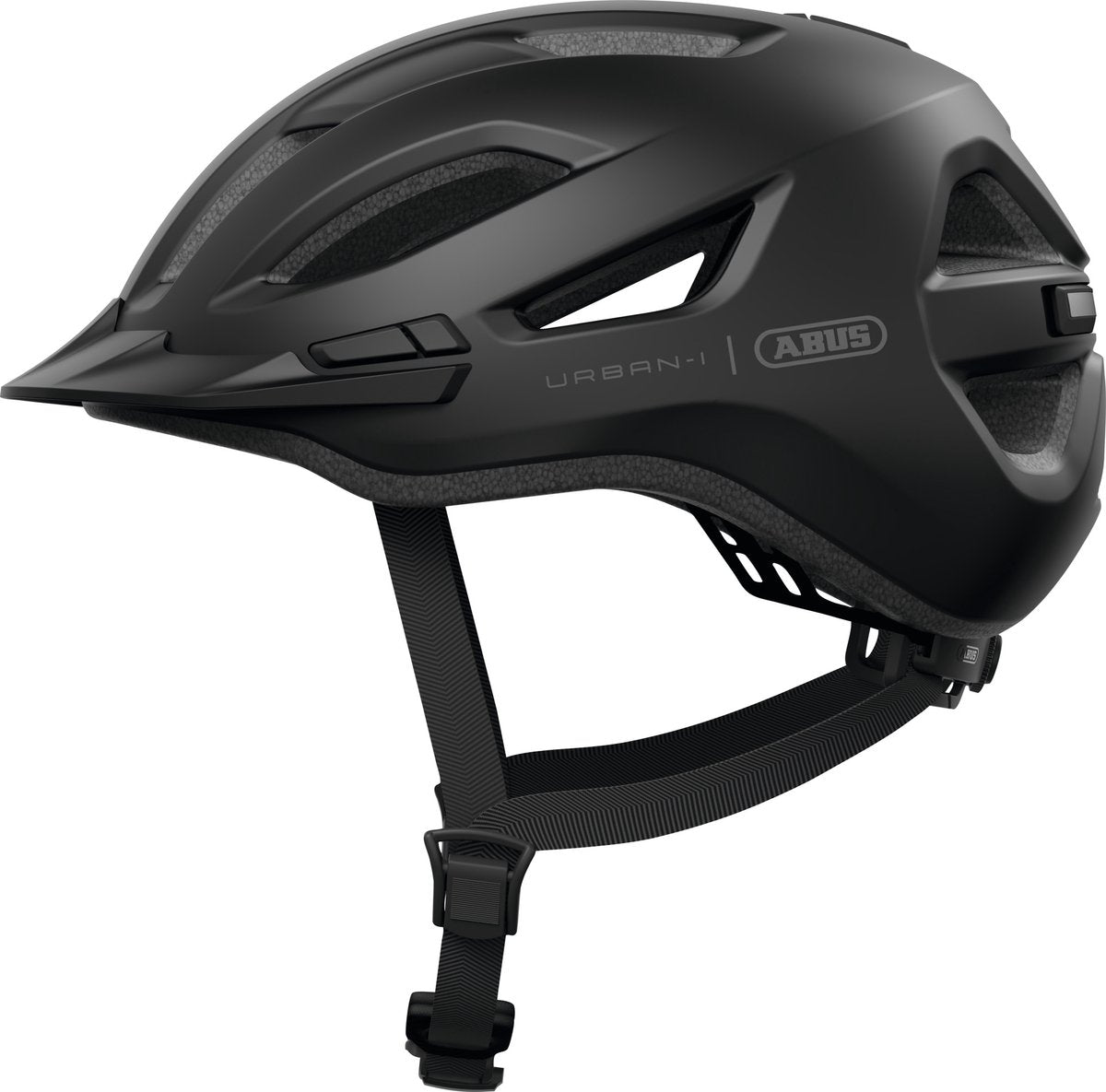 ABUS - ABUS Fietshelm urban-i 4.0 lr velvet black m - 54-58 cm - zwart - geschikt voor gebruik op elektrische fietsen - stadsfietsen - 260 g