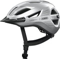 Abus fietshelm urban-i 4.0 lr signal silver xl - 60-64 cm - zilver - geschikt voor gebruik op elektrische fietsen - stadsfietsen - 300 g