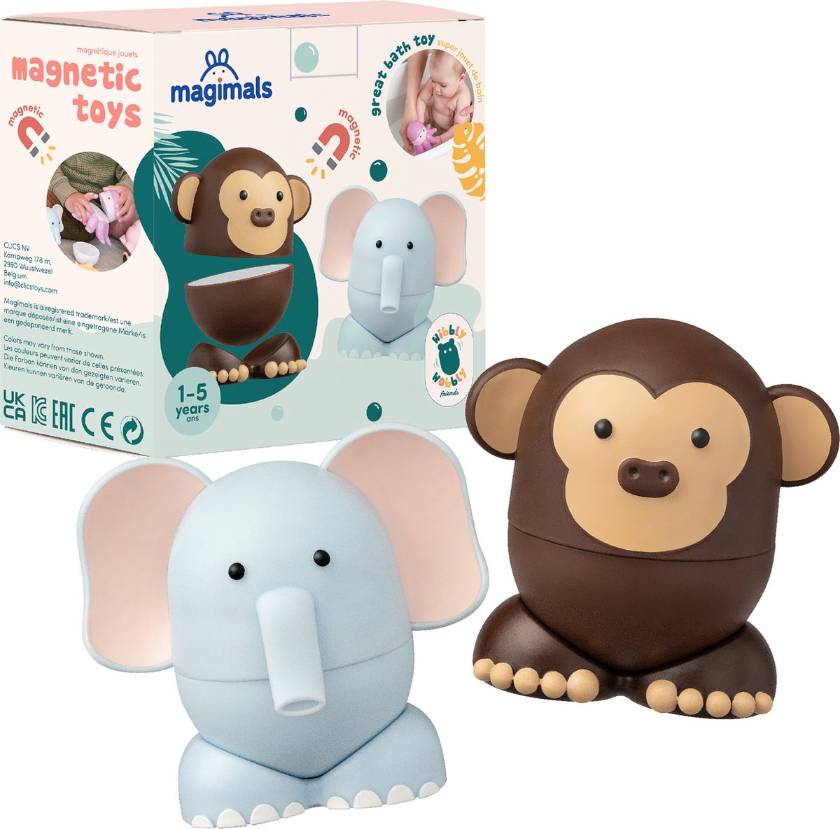 Magimals - Magimals wibly wobly safari magnetisch speelgoed